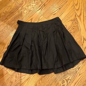 Black Pleated Skirt